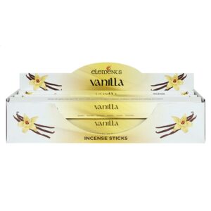 6 Pack of Elements Vanilla Incense Sticks