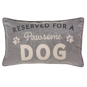 Grey Reserved For A Pawsome Dog Cushion Cover