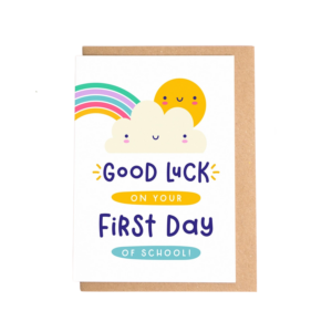 First Day of School Good Luck Card