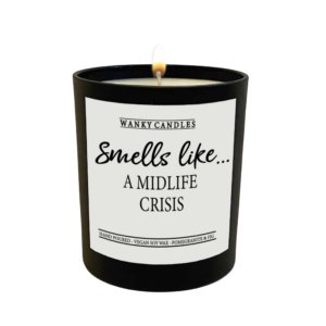 Wanky Candle - Smells Like...A Midlife Crisis Joke Candle