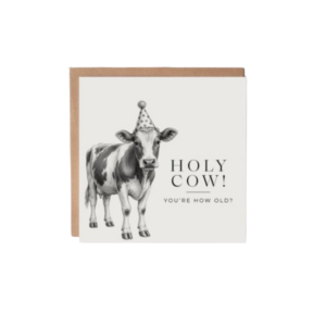 Holy Cow Birthday Greetings Card 15cm