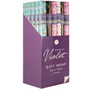 2m Gift Wrap Roll Kids Selection