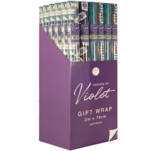 2m Gift Wrap Roll Blue Selection