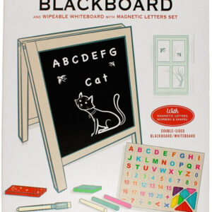 Tabletop Blackboard & Whiteboard Easel Set